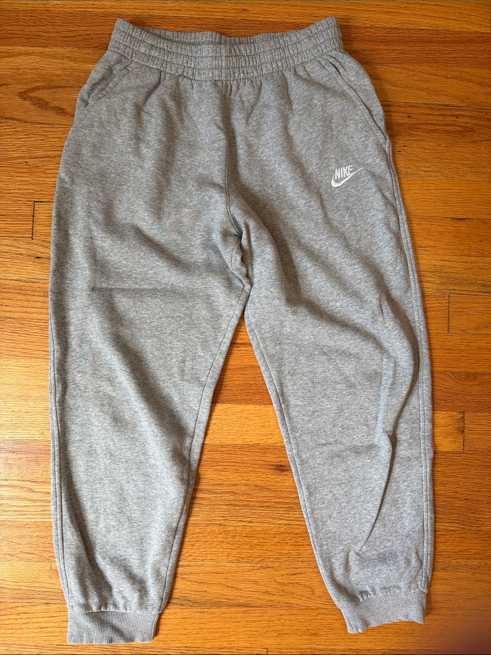 Nike Youth Heather Gray Jogger Sweatpants - girls XL